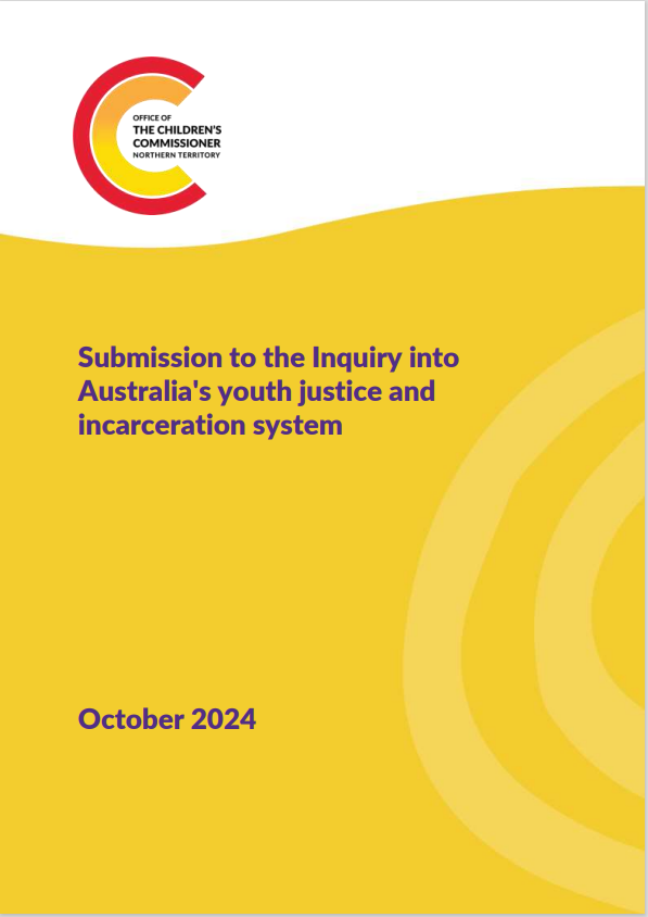 Submission to the Inquiry into Australia's youth justice and incarceration system