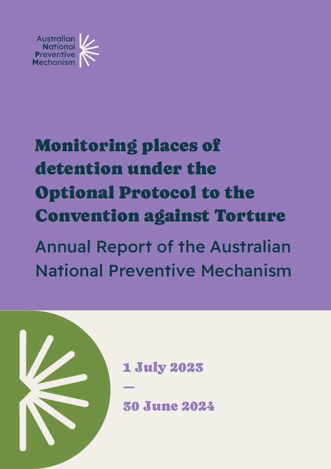 Australian National Preventive Mechanism Annual Report 2023-24