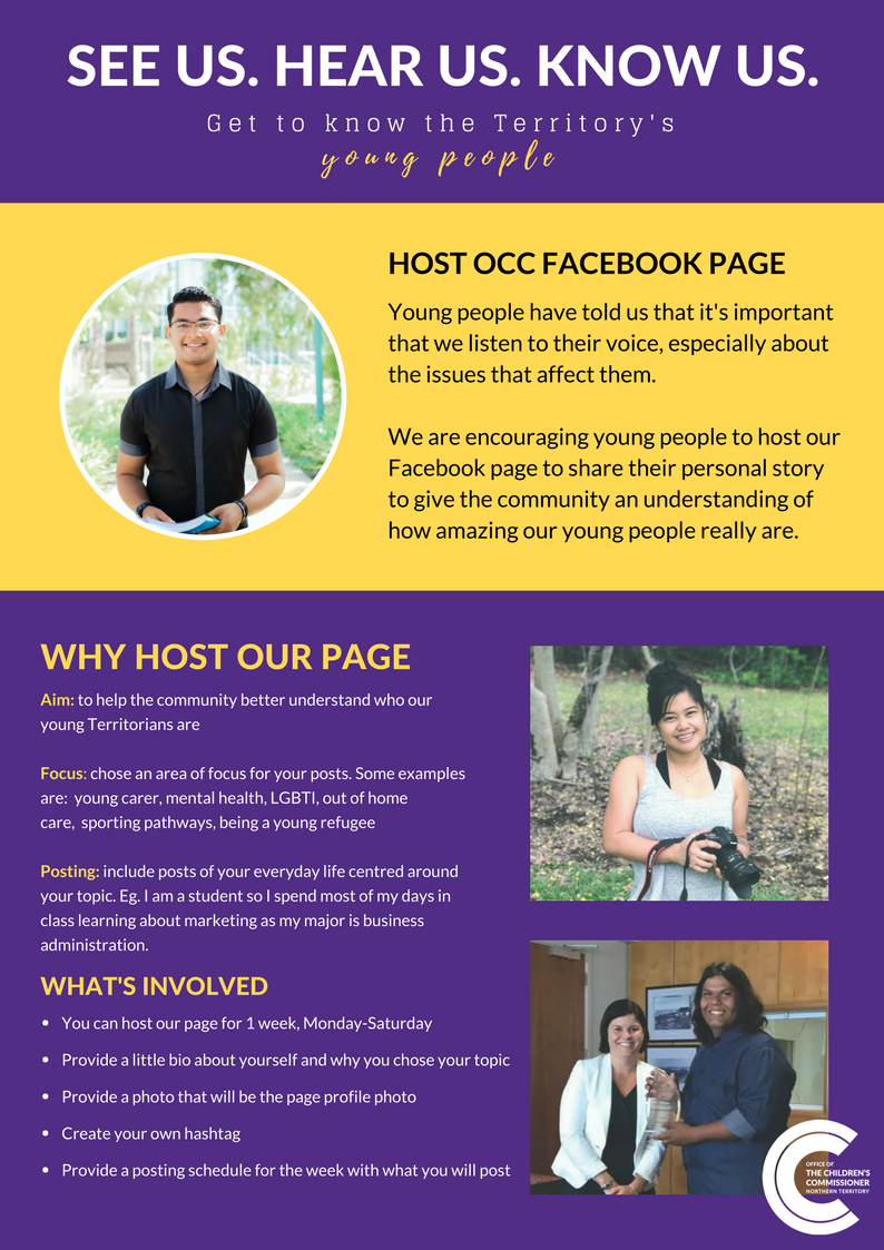 Host OCC Facebook Page